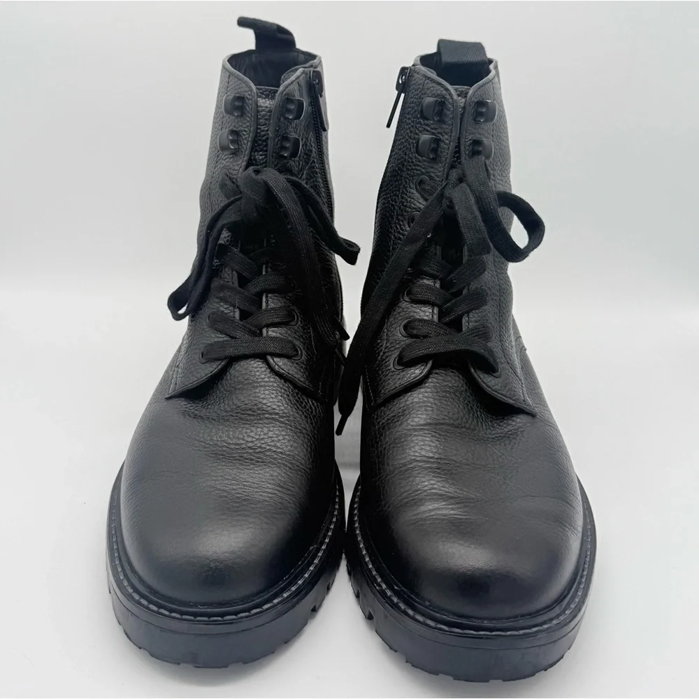 Vince Men's Dominic Black Combat Boots - Picture 6 of 16